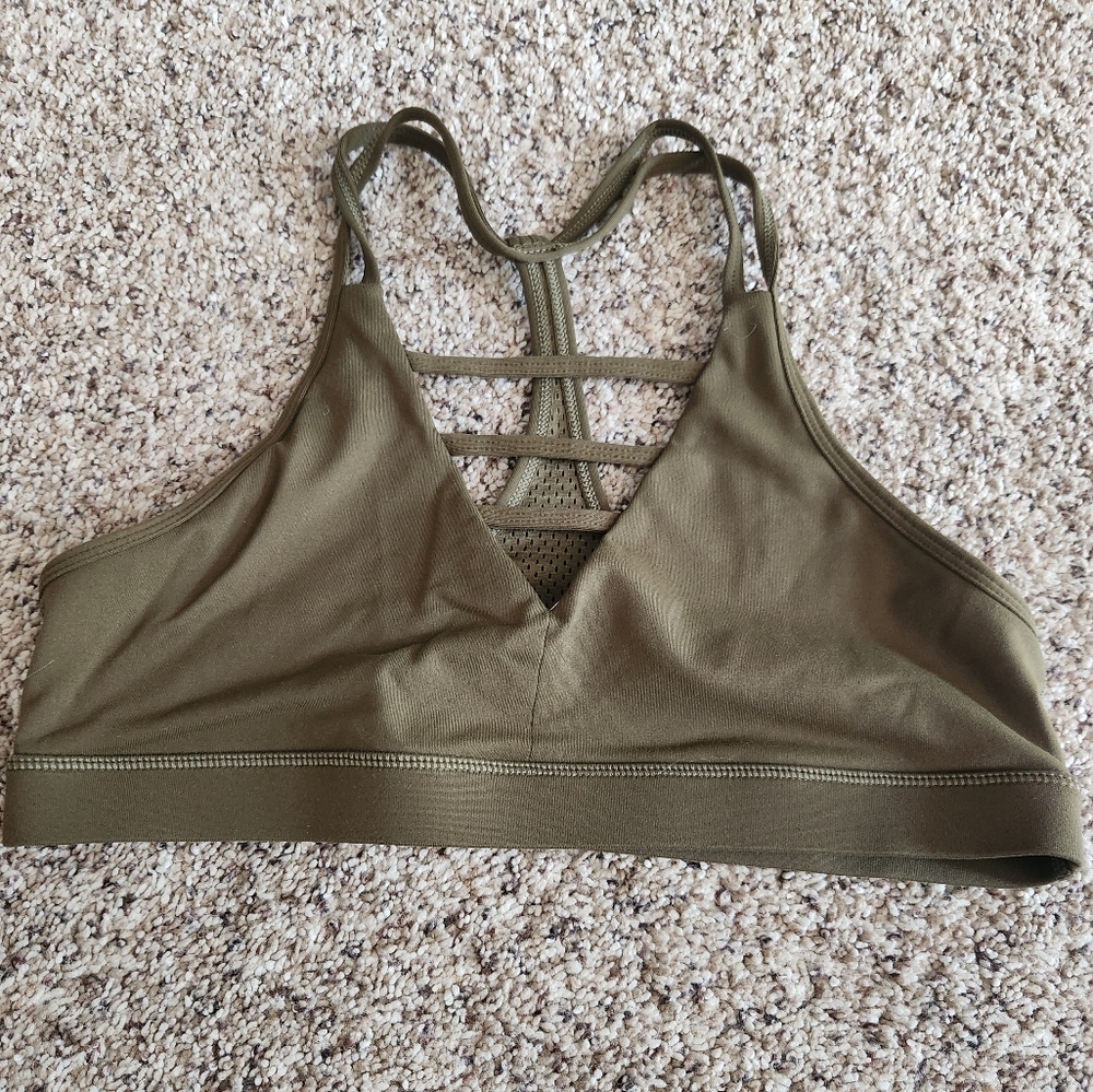 Zyia Olive Grid Bra